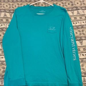 Vineyard Vines Teal Long sleeve T-shirt
